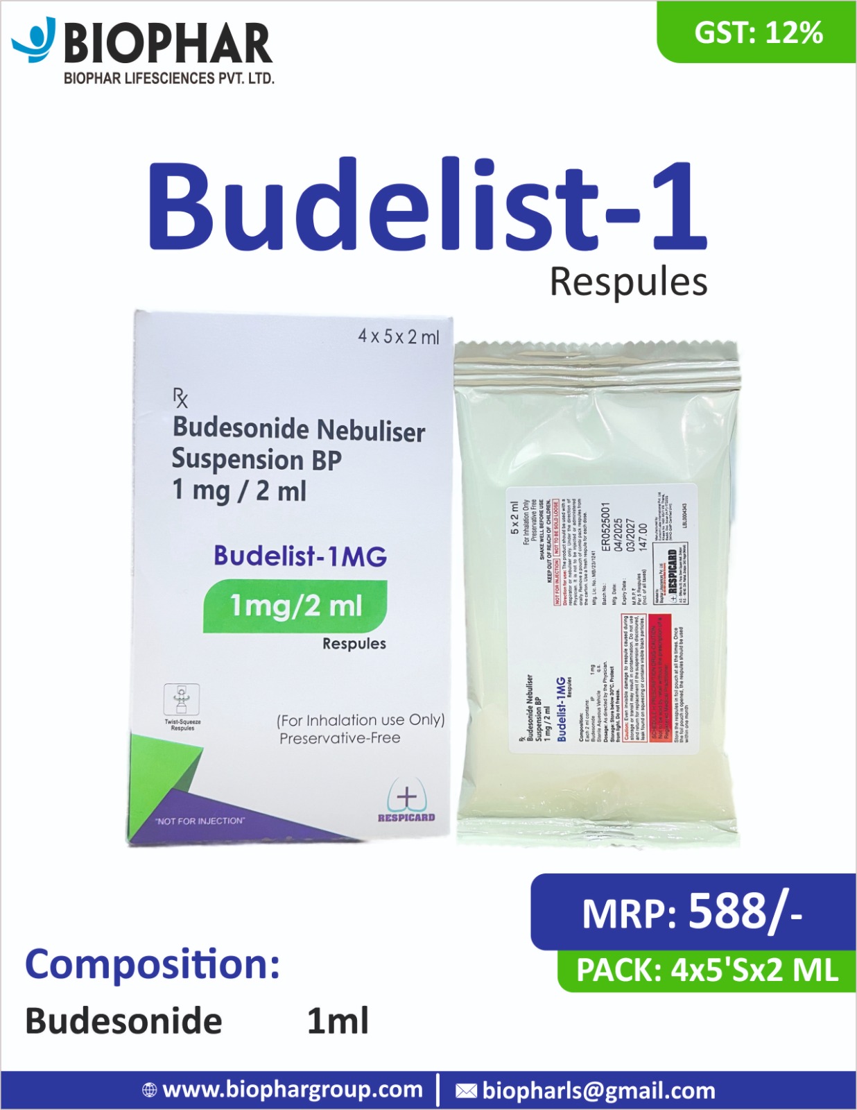 Budelist-1 Respules