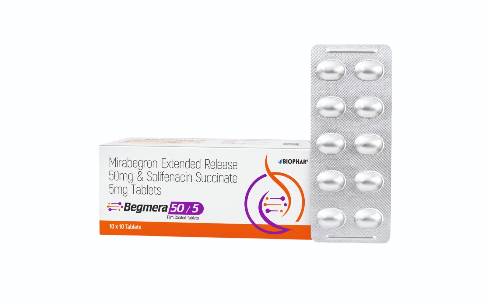 Begmera 50/5 Film Coated Tablets