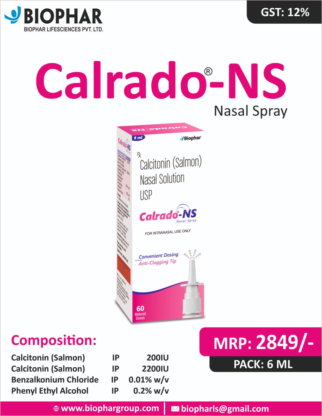 Calrado-NS Nasal Spray