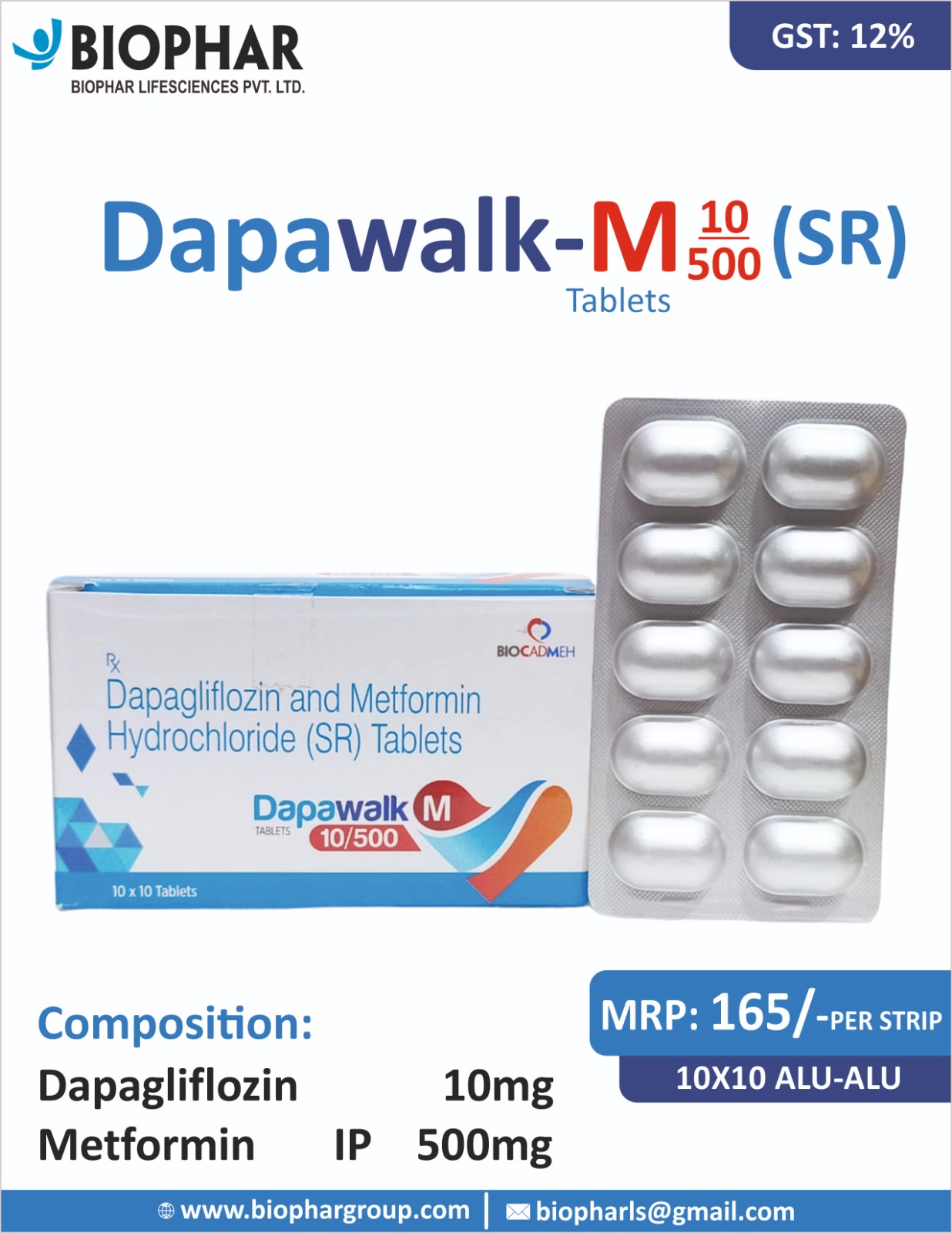 Dapawalk-M 10/500 (SR) Tablets