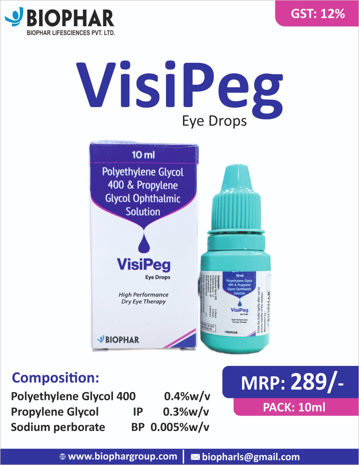Visipeg Eye Drops