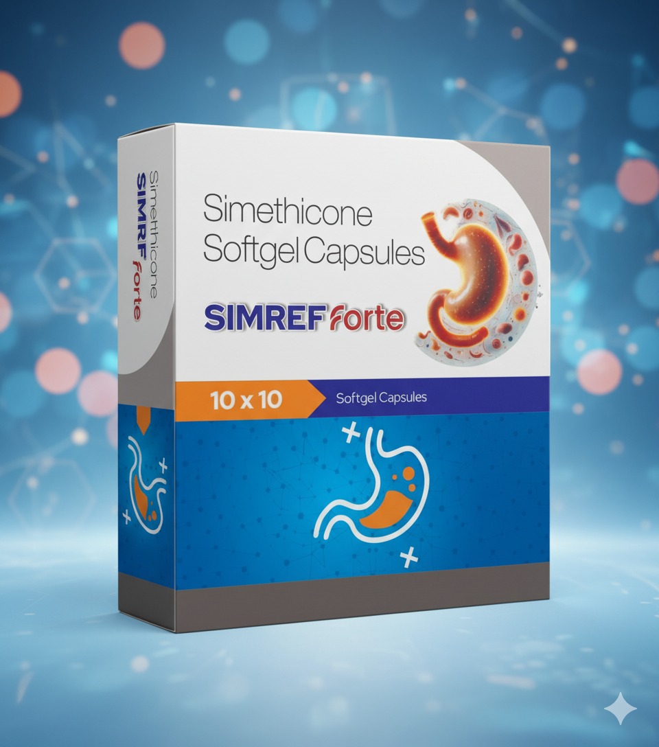 SIMREF forte | Simethicone Softgel Capsules
