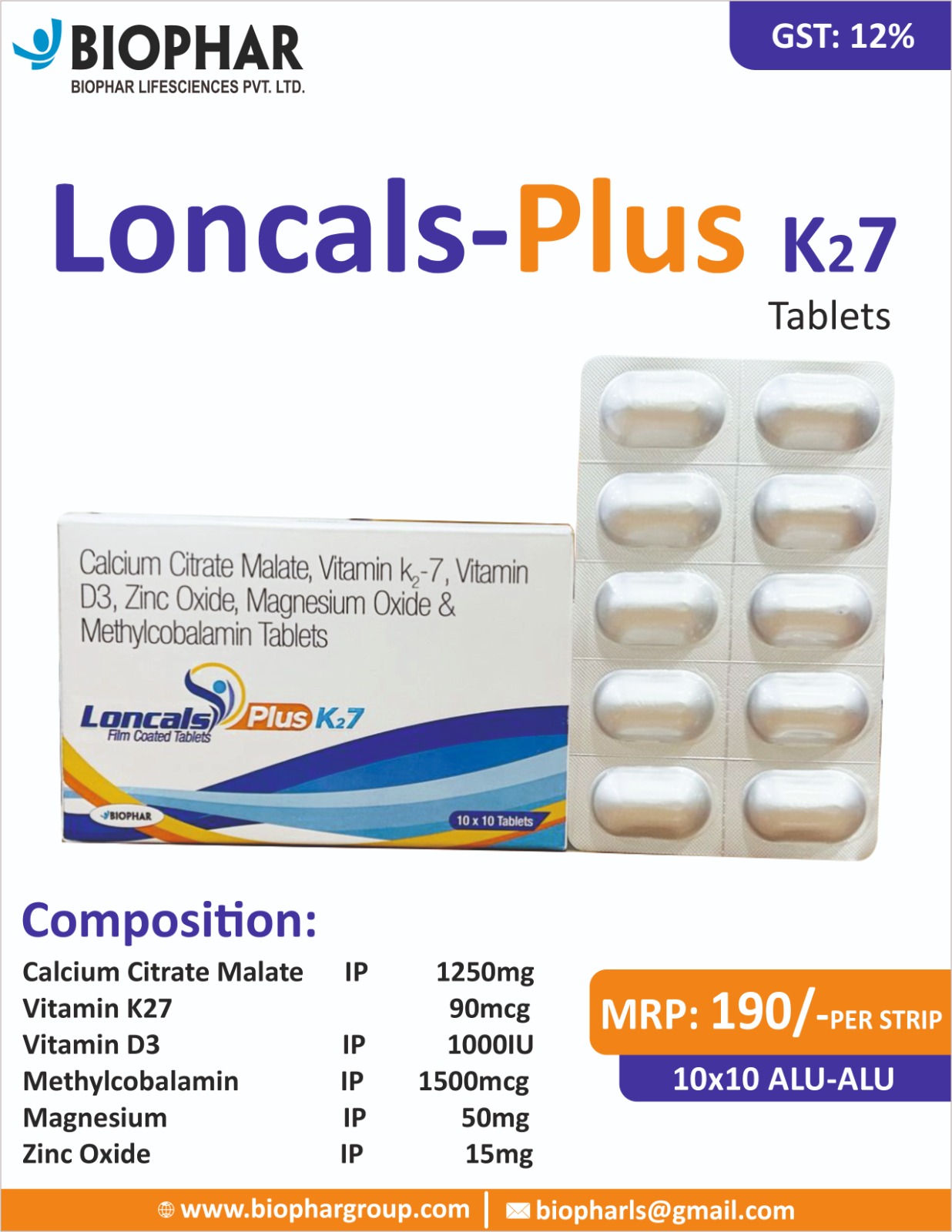 Loncals-Plus K27 Tablets