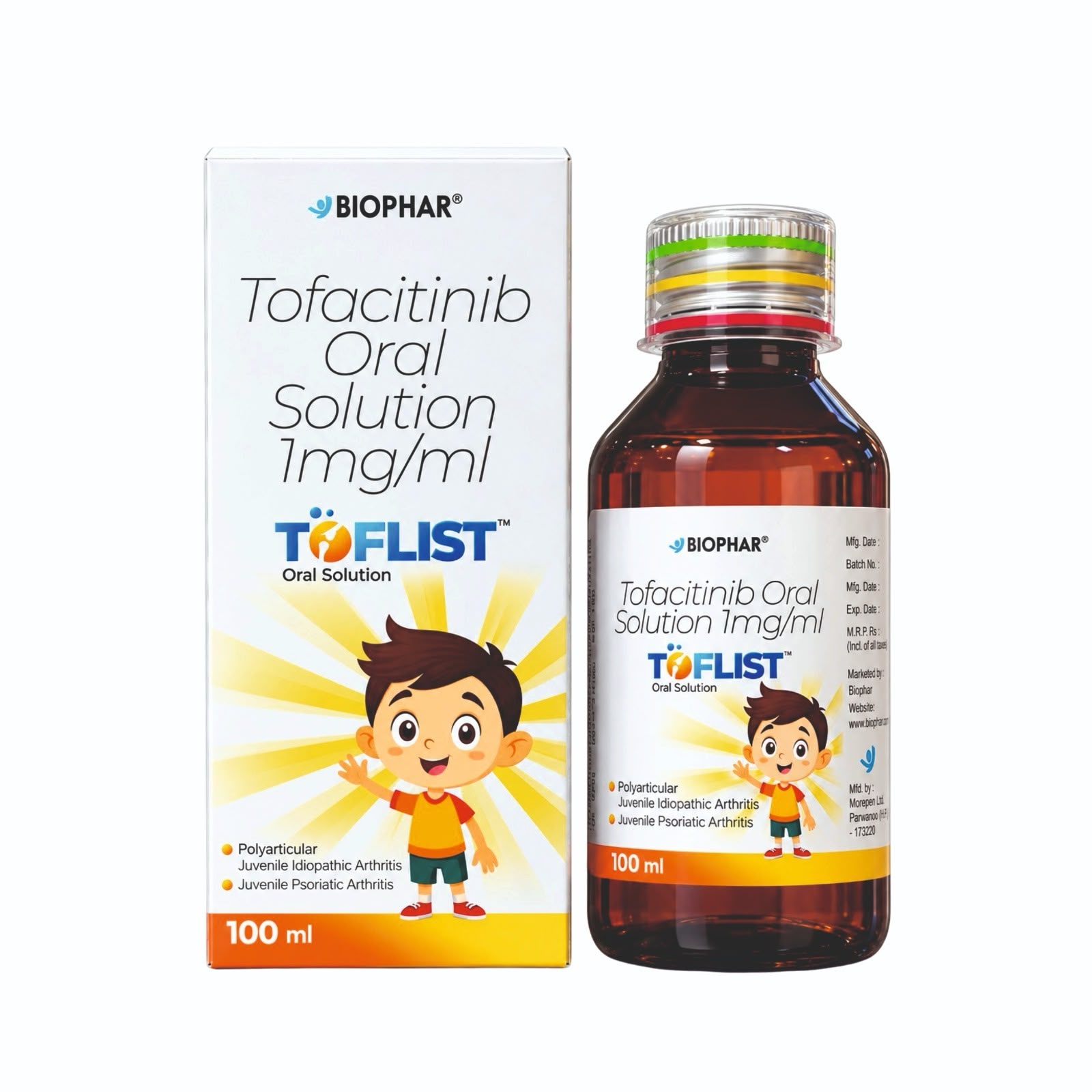 TOFLIST –Tofacitinib 1 mg/ml Oral Solution