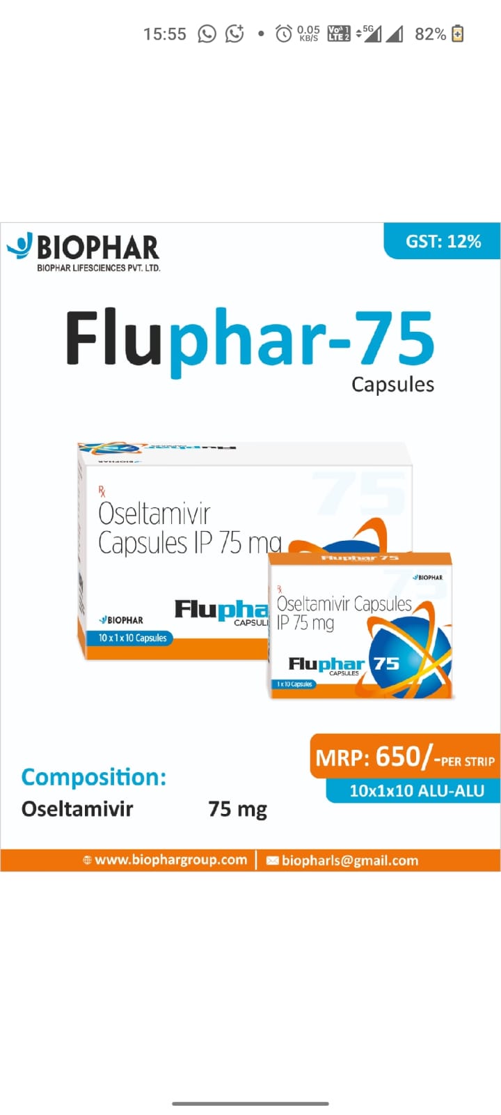 Fluphar-75 Capsules