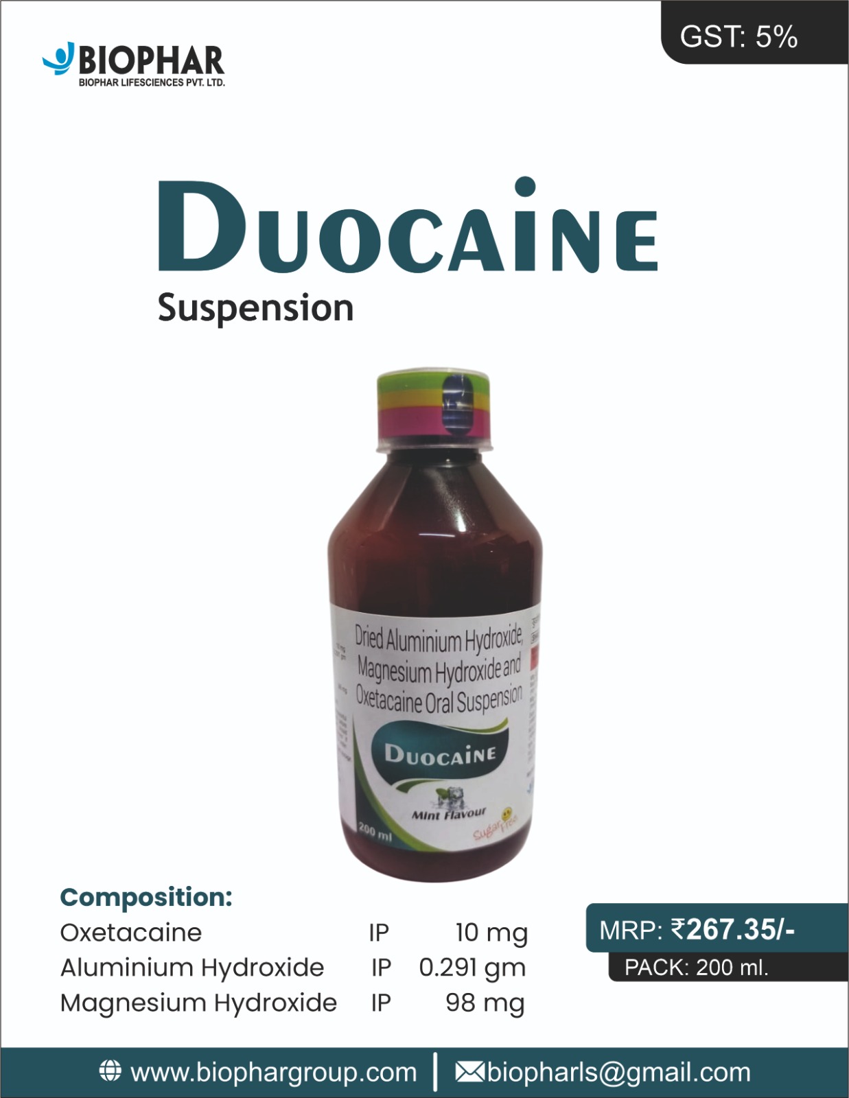 DUOCAINE Suspension
