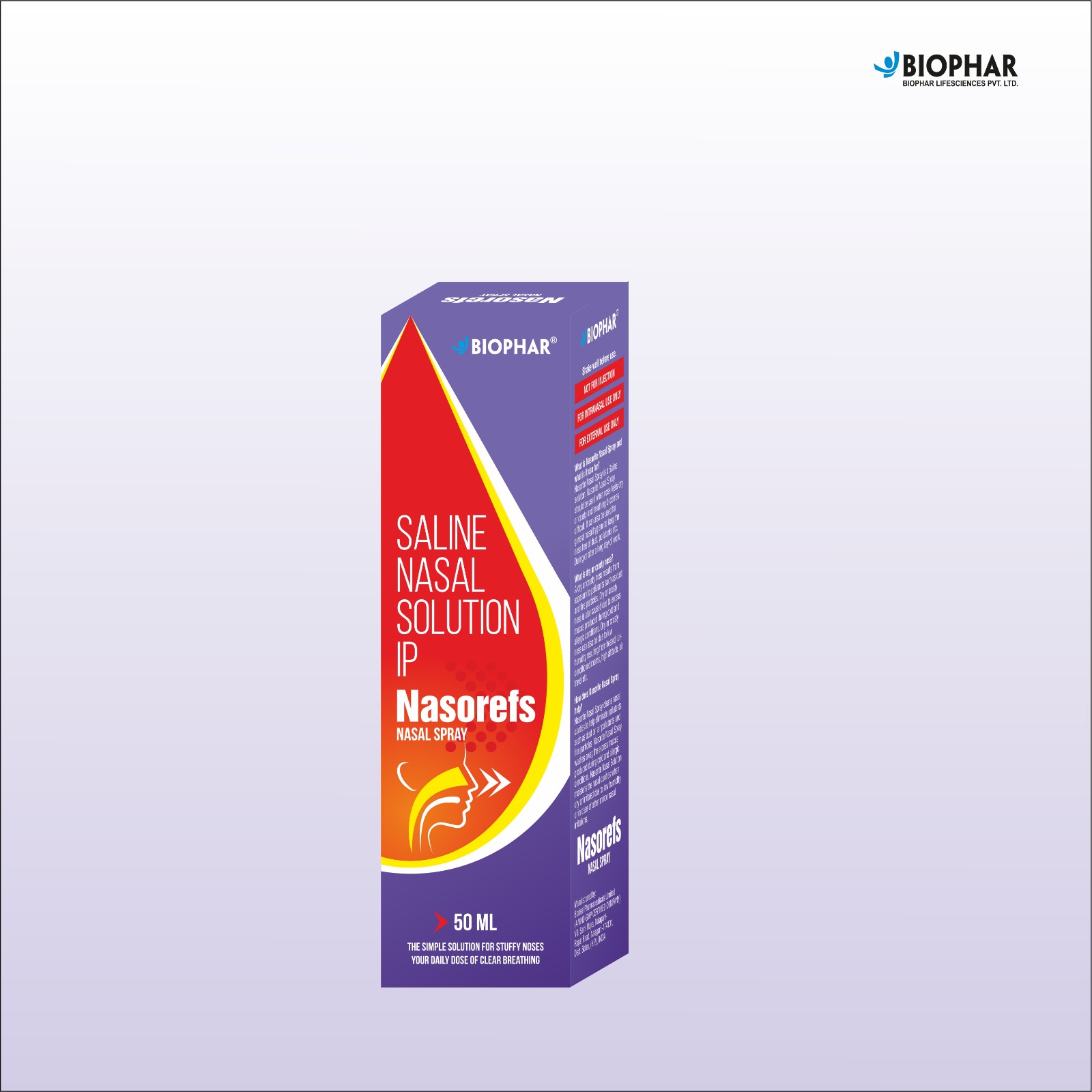 Nasorefs NASAL SPRAY | SALINE NASAL SOLUTION IP