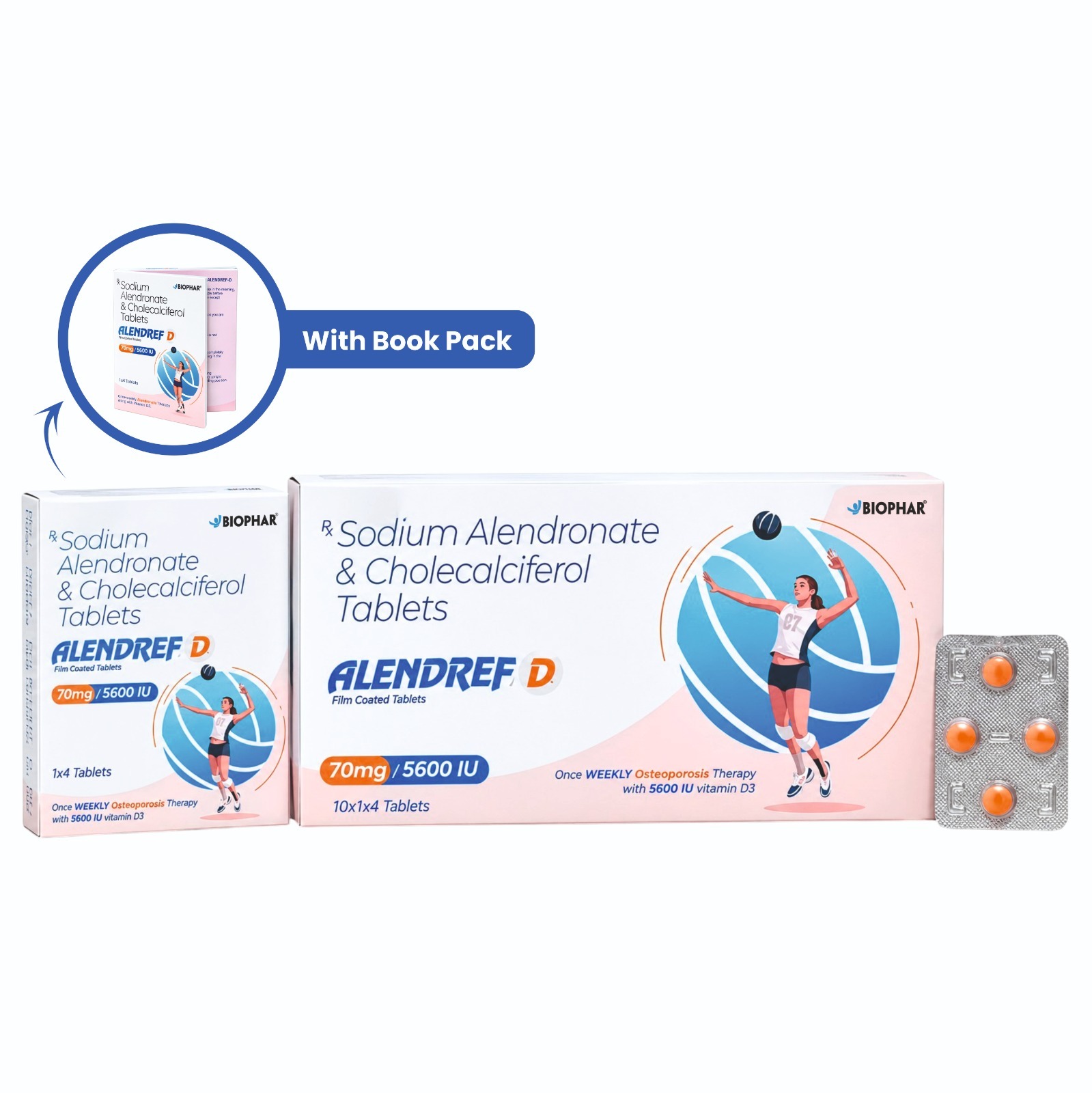 Alendref D - Sodium Alendronate & Cholecalciferol Tablets
