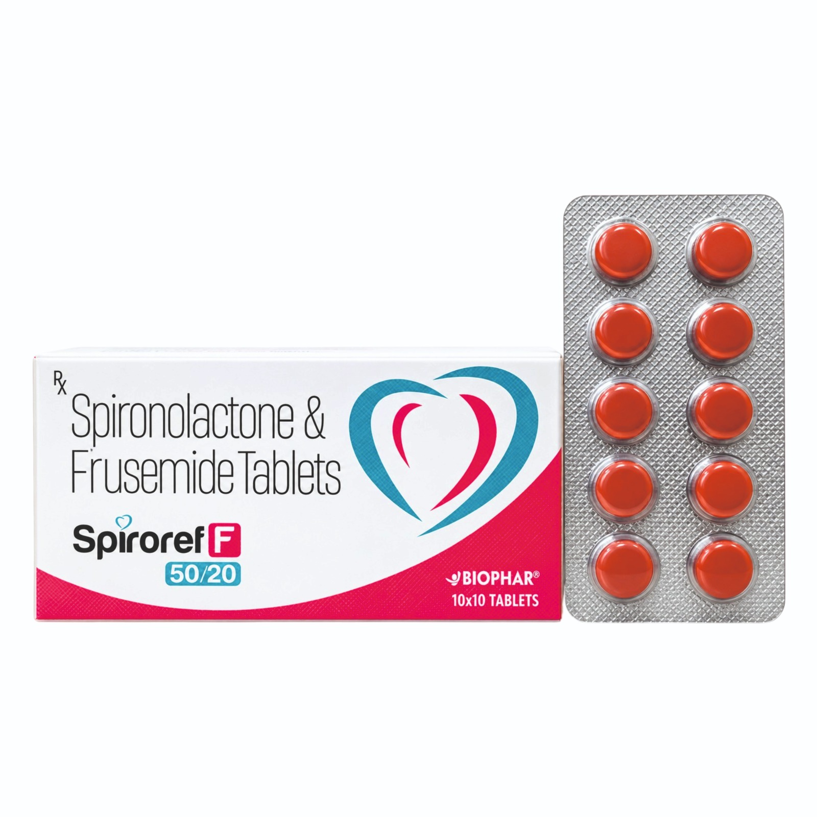 Spiroref F 50/20-Spironolactone Frusemide Tablets