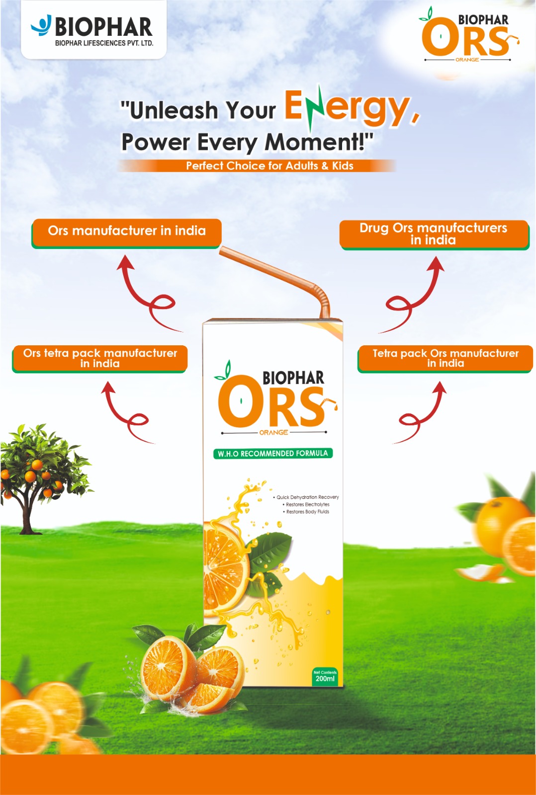 ORS - Orange Tetra Pack