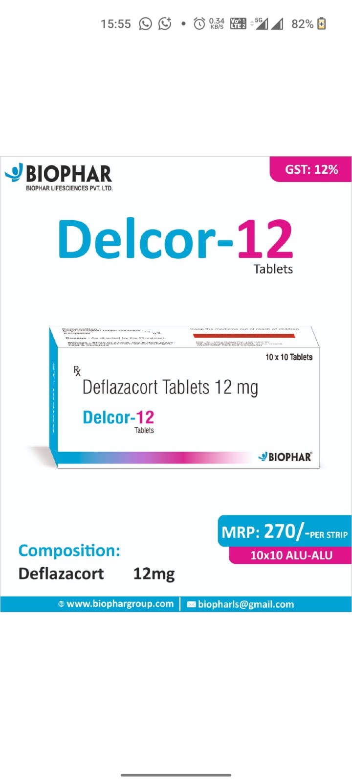 Delcor-12 Tablets