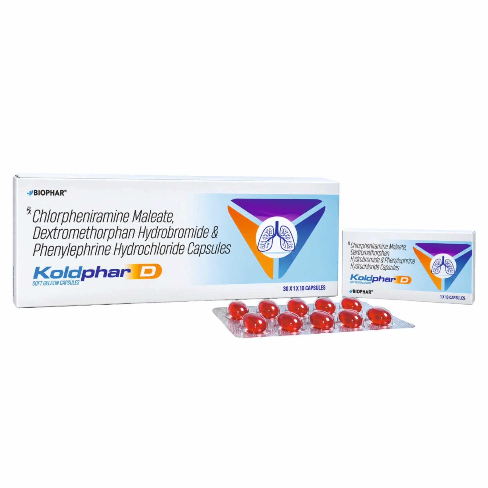 Koldphar D-Chlorpheniramine Maleate Dextromethorphan Hydrobromide & Phenylephrine Hydrochloride Capsules
